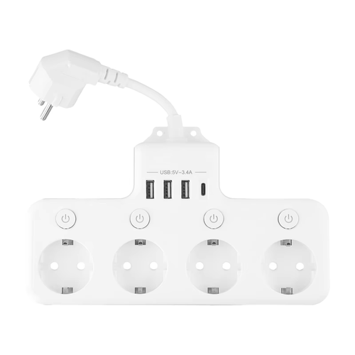 White Power Strip Individually