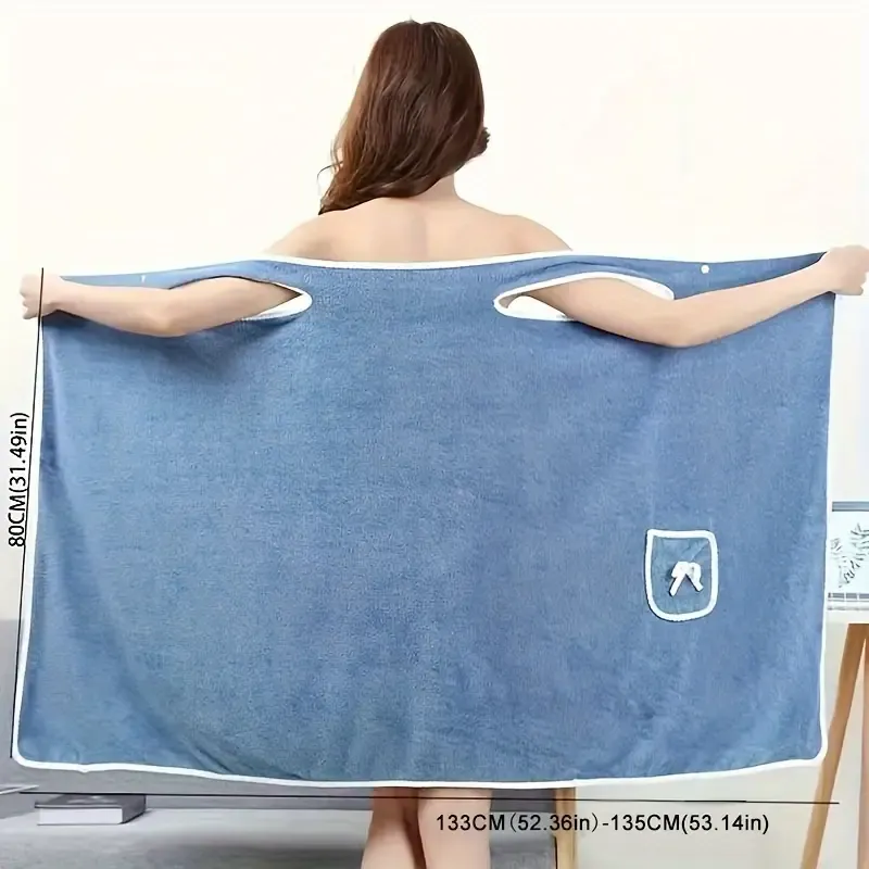 Wearable Bath Towel Skirt