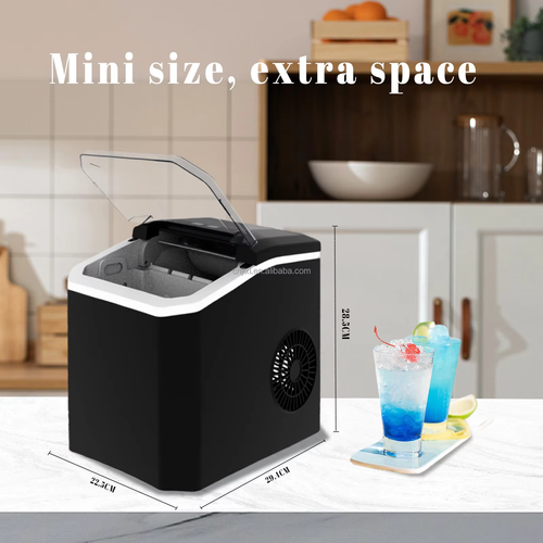 Mini Ice Maker Electric Bullet Cylindrical Ice Maker Machine Automatic Household Ice Machine for Milk Tea Shop Kitchen Office