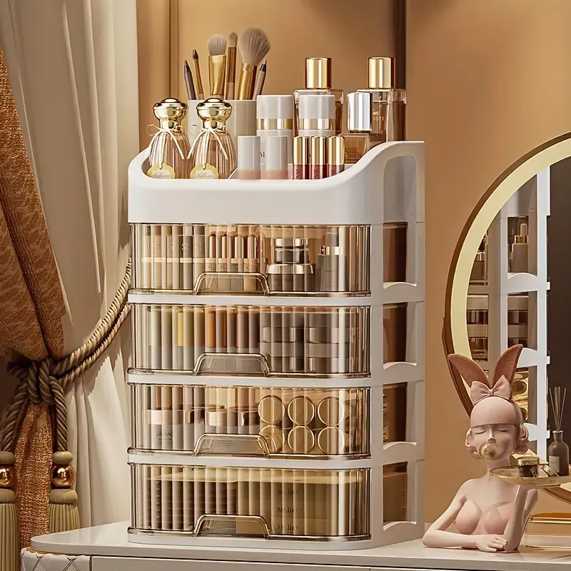 Elegant Cosmetic Organizer Display Case