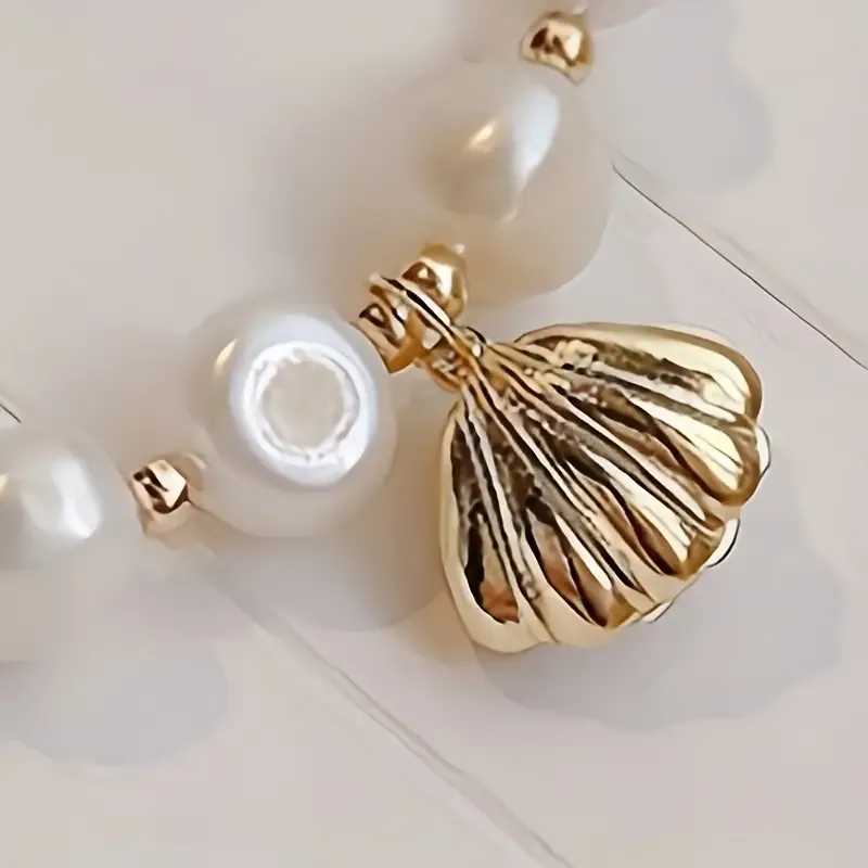 Shell Freshwater Pearl Bracelet Female Luxury Style Hand Jewelry Ornament Accessories