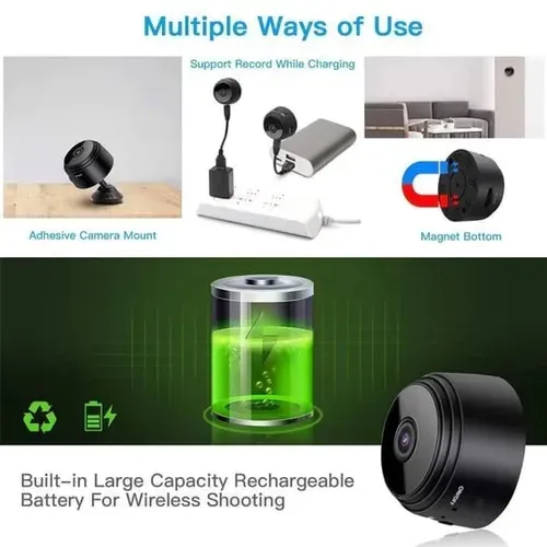 1080p Wide Angle Magnetic Upgrade Mini WIFI Camera
