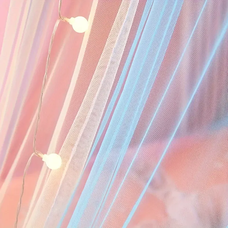 Whimsical Rainbow Bed Canopy