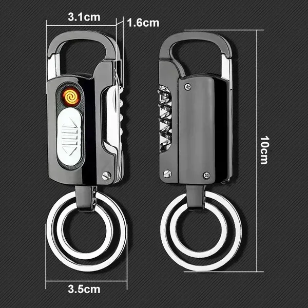 Multi-Functional Keychain Lighter