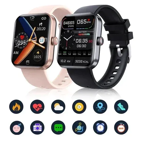 [All day monitoring of heart rate and blood pressure]🔥Bluetooth Fashion Smartwatch
