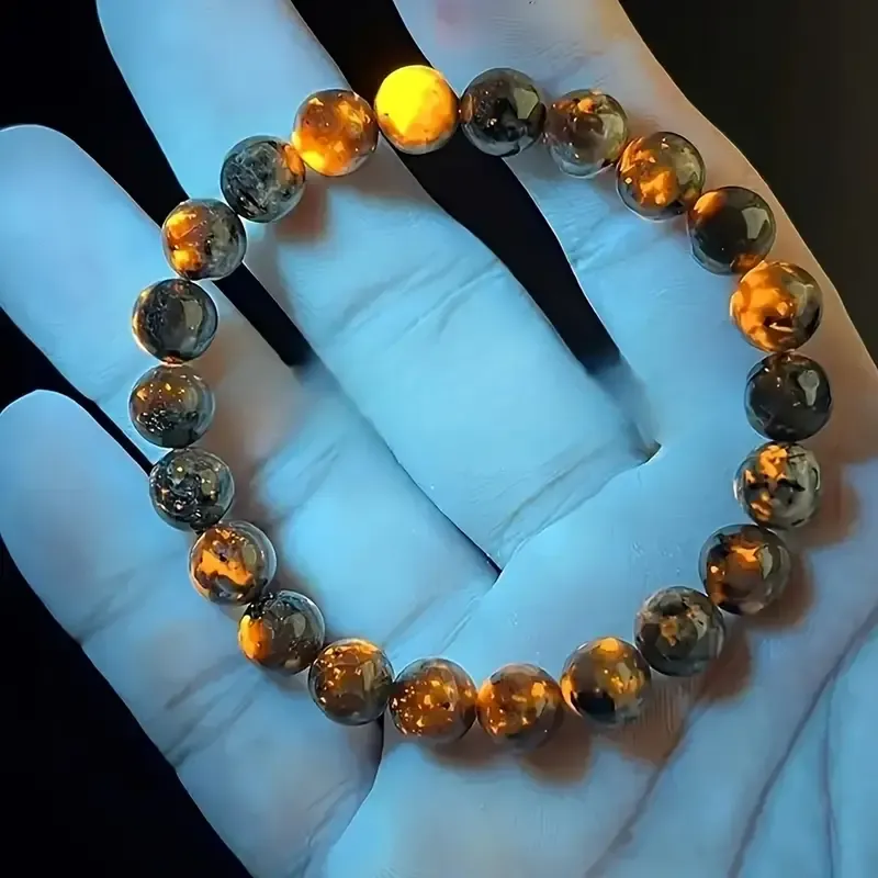 Natural Flame Stone Beads