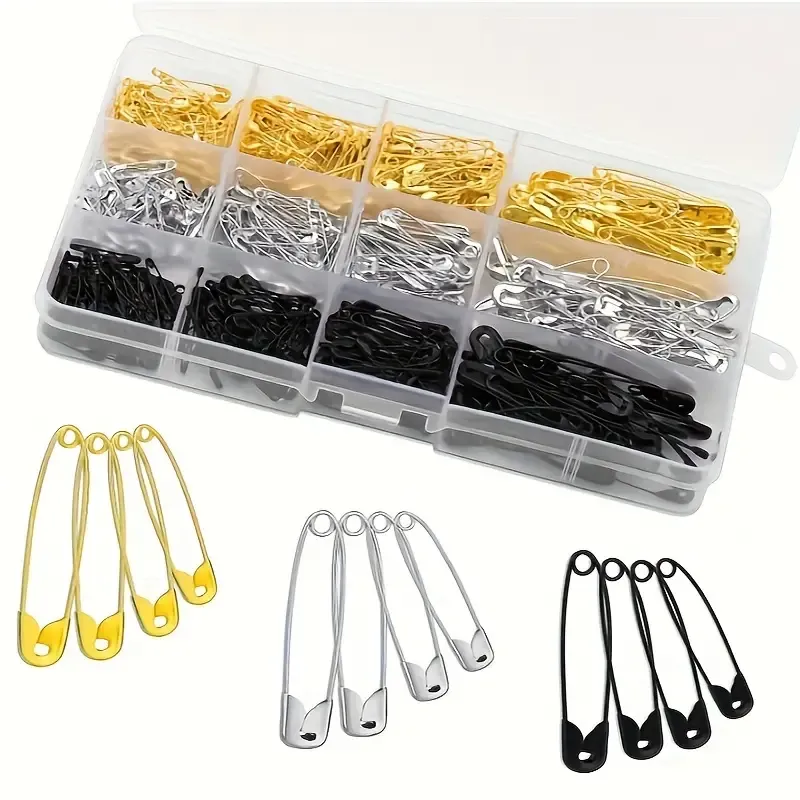 Heavy-Duty Safety Pins Set