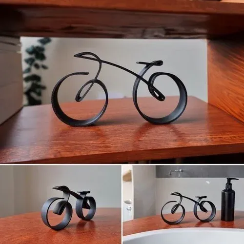 🔥Minimalistic Bicycle Sculpture Wire Framed Style🔥