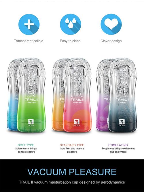 Male Masturbator Cup Soft Pussy Sex Toys Transparent Vagina Adult Endurance Exercise Adult supplies Vacuum Pocket Cup for Men