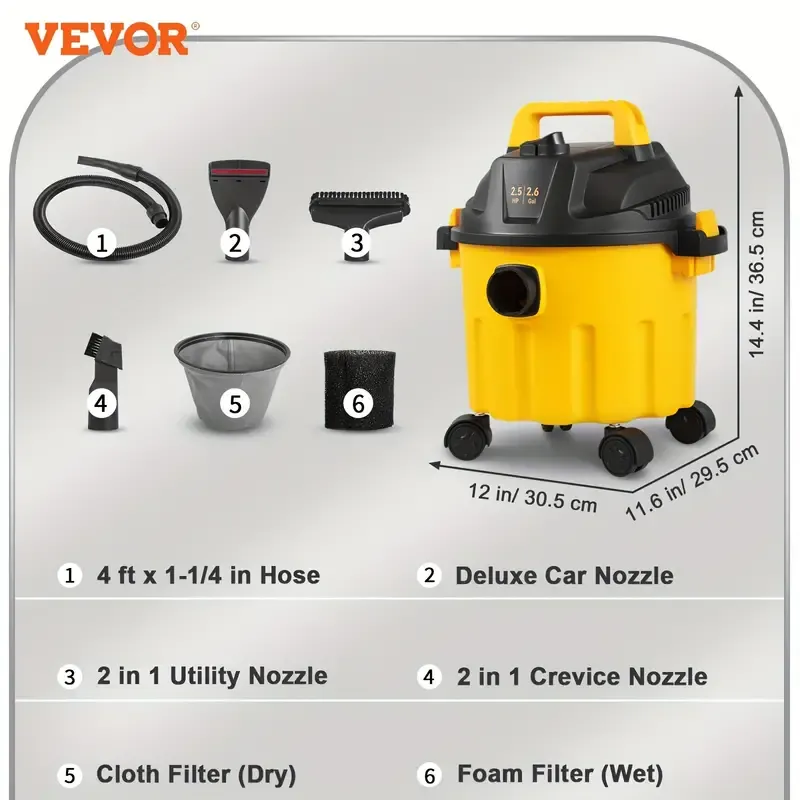 Powerful Wet Dry Vac