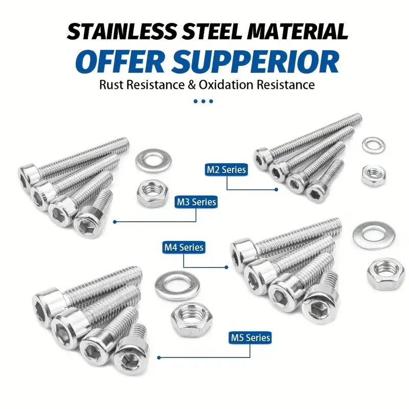 880-Piece Nuts and Bolts Assortment