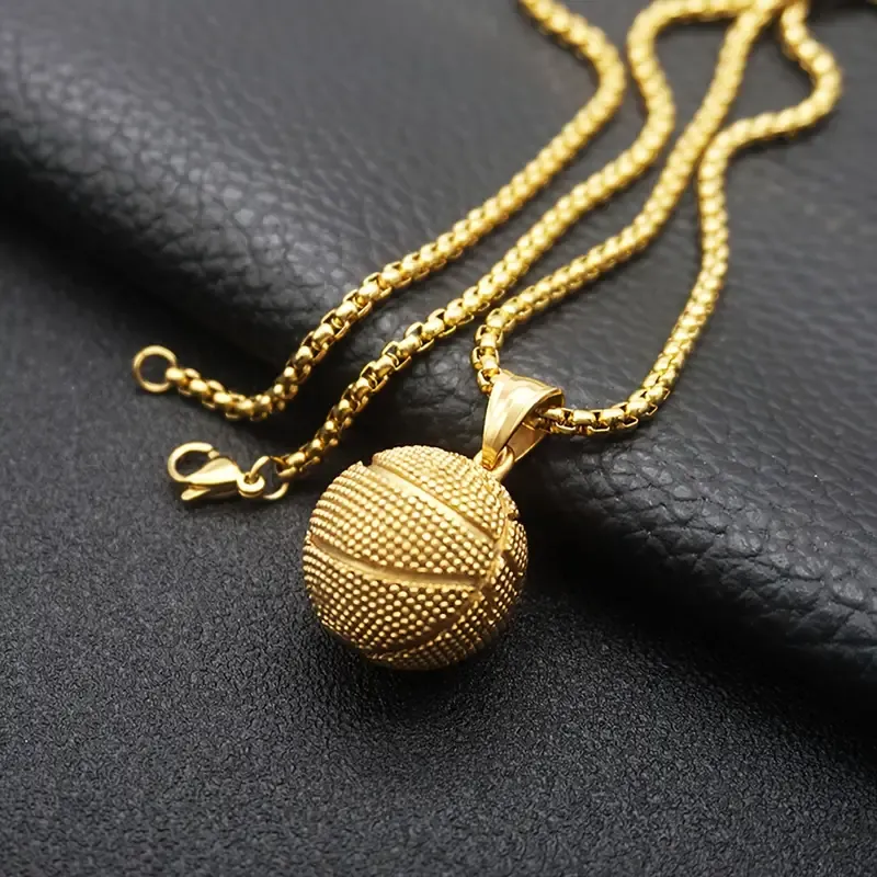 Unique Punk Basketball Pendant