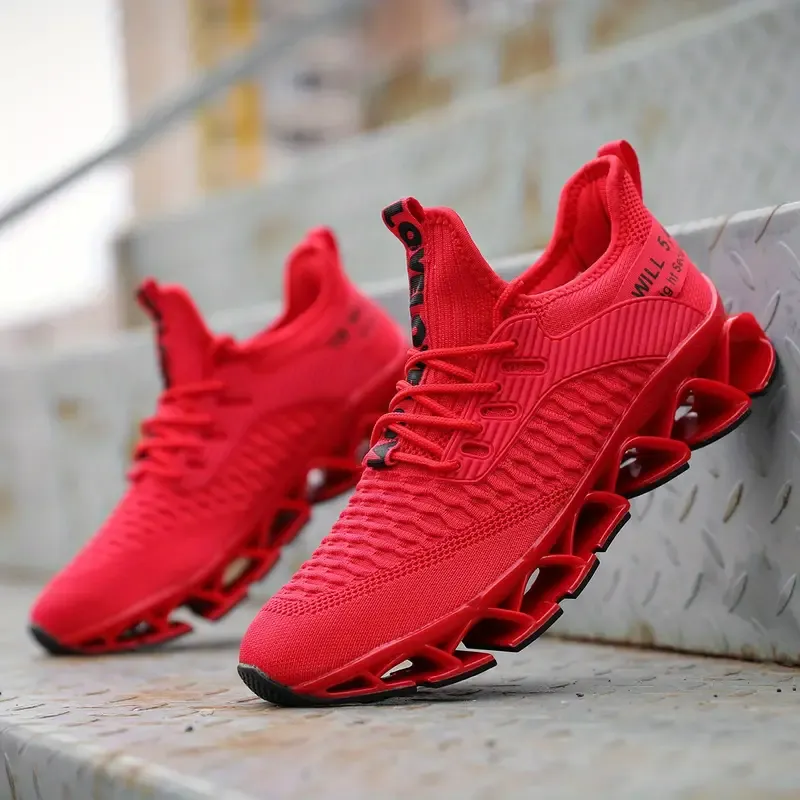 Mens Geometric Blade Sneakers