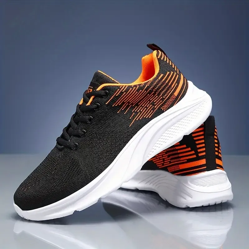 Men's Breathable Lightweight Sneakers: Trendy, Comfy & Anti-Skid - Perfect for Walking!