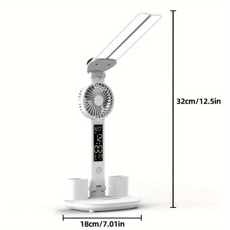 USB-Powered LED Desk Fan