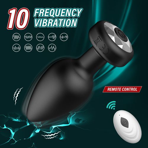 Anal Vibrator Wireless Remote Control Butt Plug