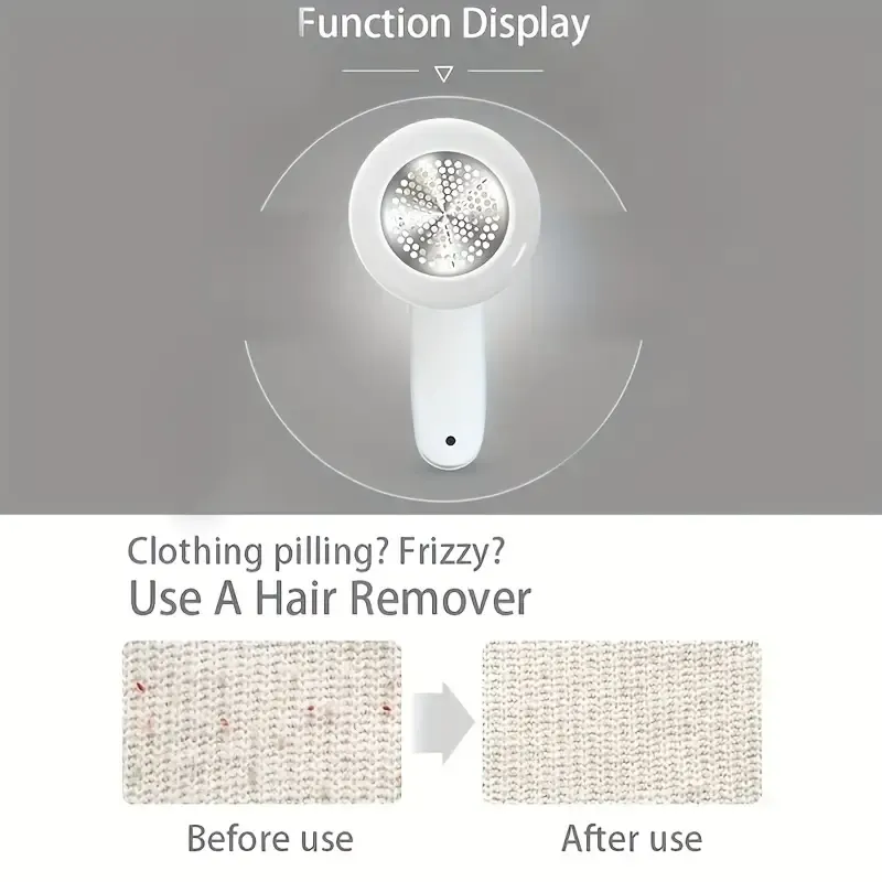 Compact USB-Rechargeable Lint
