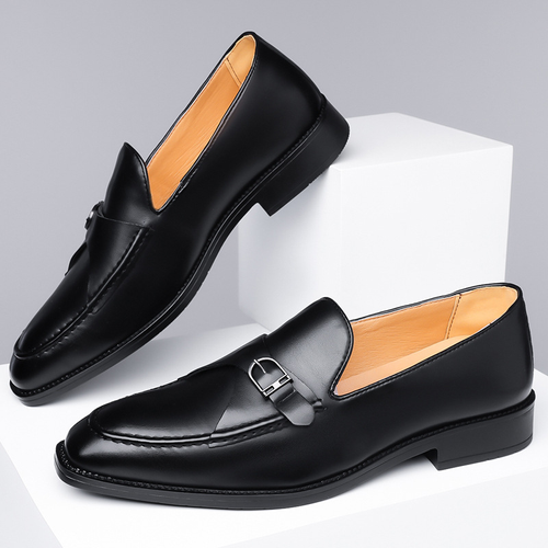 Versatile men's business and fashionable soft leather shoes