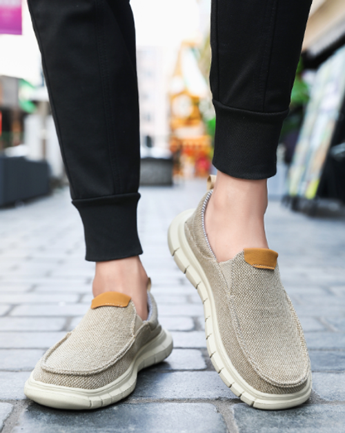 New men's shoes, lightweight slip-on casua
