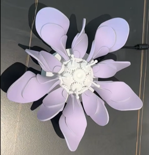 mechanical flower - 3D Printed