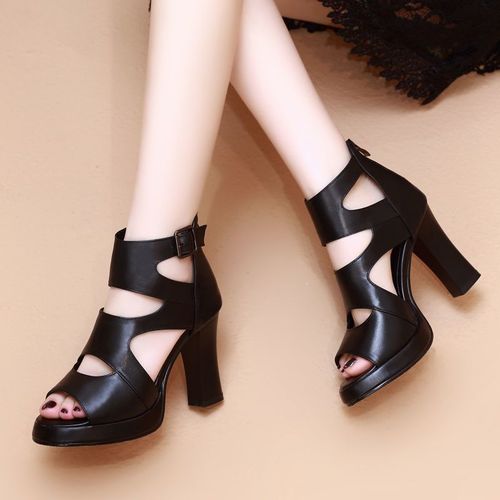 Summer new design fashion sexy high-heel peep-toe shoes Roman woman sandals
