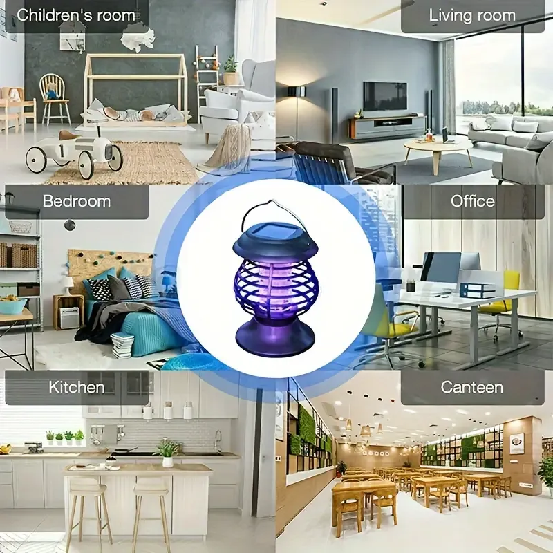 Solar-Powered Mosquito Killer Lamp