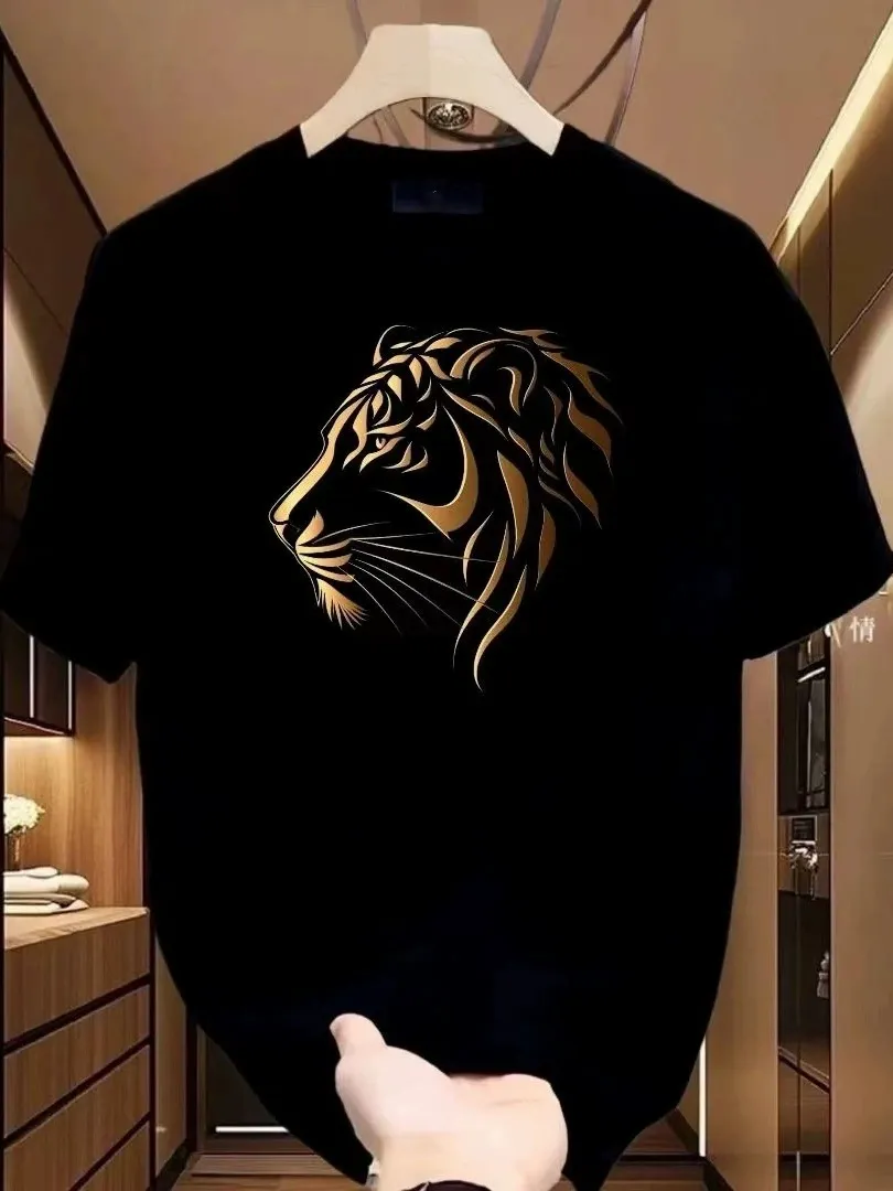 Heavyweight 100% cotton short-sleeved T-shirt men's summer new style