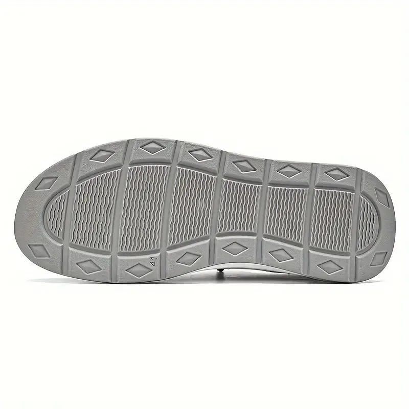 Low Top Sneakers: Casual White Men's Shoes with PU Upper and PVC Sole