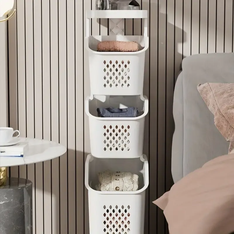 Hamper With Detachable Trash Bin