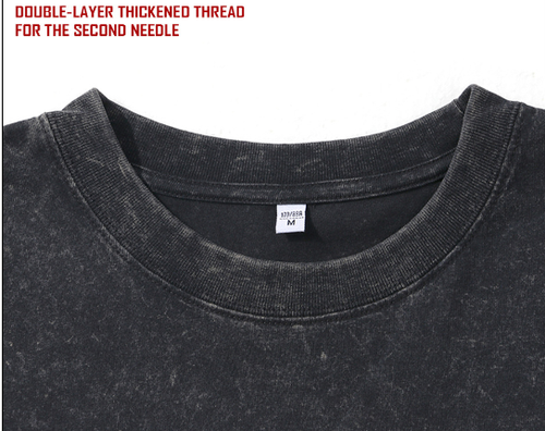 Viper print men's and women's short-sleeved T-shirts, trendy retro loose cotton heavy washed tops