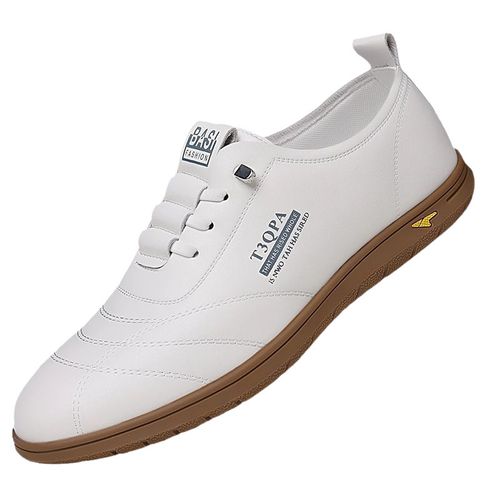 British style soft sole leather casual men's shoes