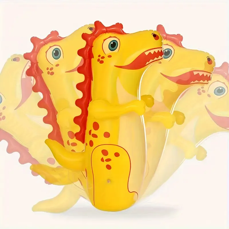 Kids' Inflatable Dinosaur Punching Bag: Fun and Safe for Vertical Play - PVC Material