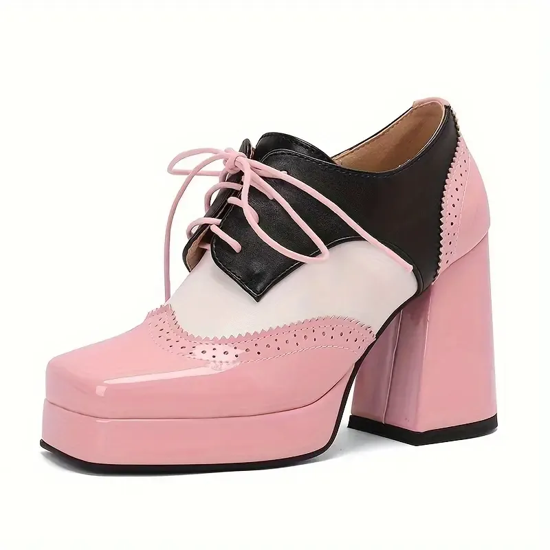 Vintage Chic Mary Jane High Heels