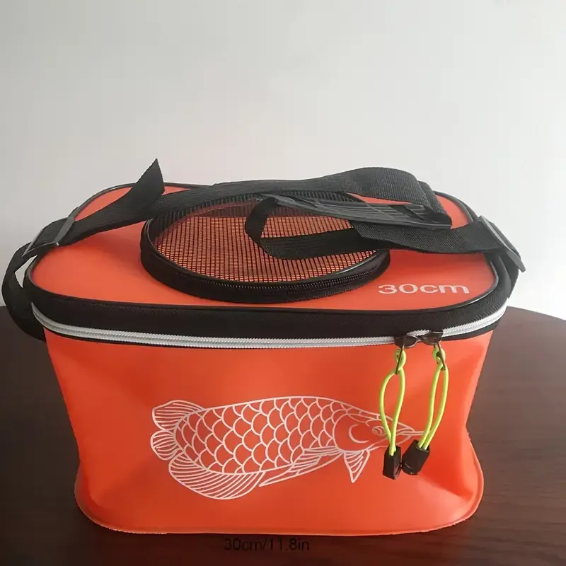 Portable Multi-Functional EVA Fishing Bag: Spacious, Collapsible, No-Pump Needed, Perfect For Camping & Anglers