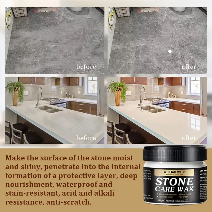 Natural polishing care wax