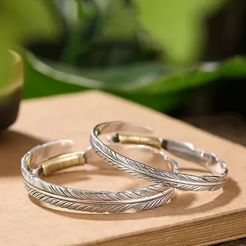 ❤️'' I Will Be Always Here With You '' Feather Bracelet❤️