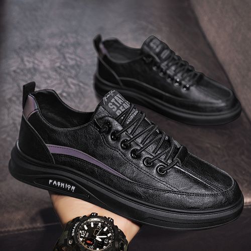 men's non slip leather shoes