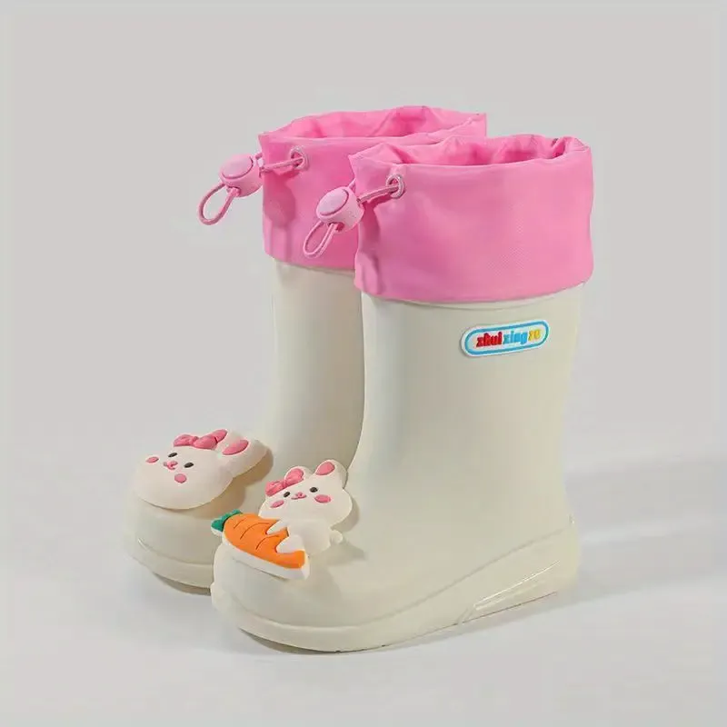Vibrant Cartoon Rain Boots for Girls
