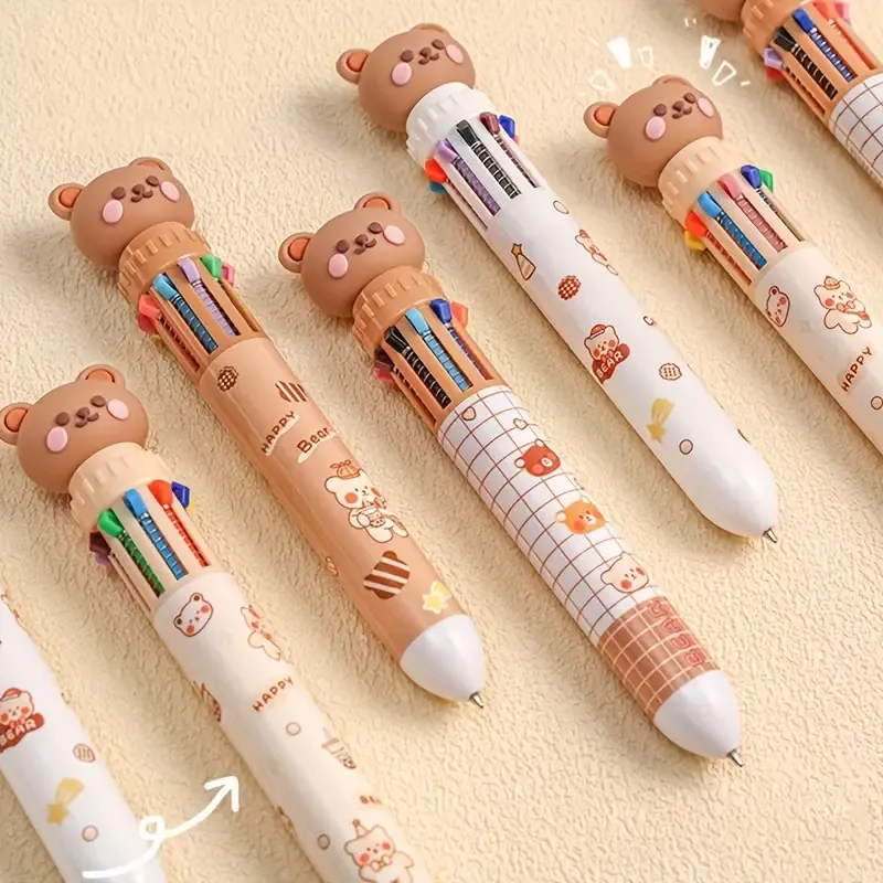Unisex Cartoon Bear Multi