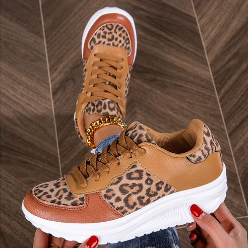 Women's Fashion Leopard Print Sneakers