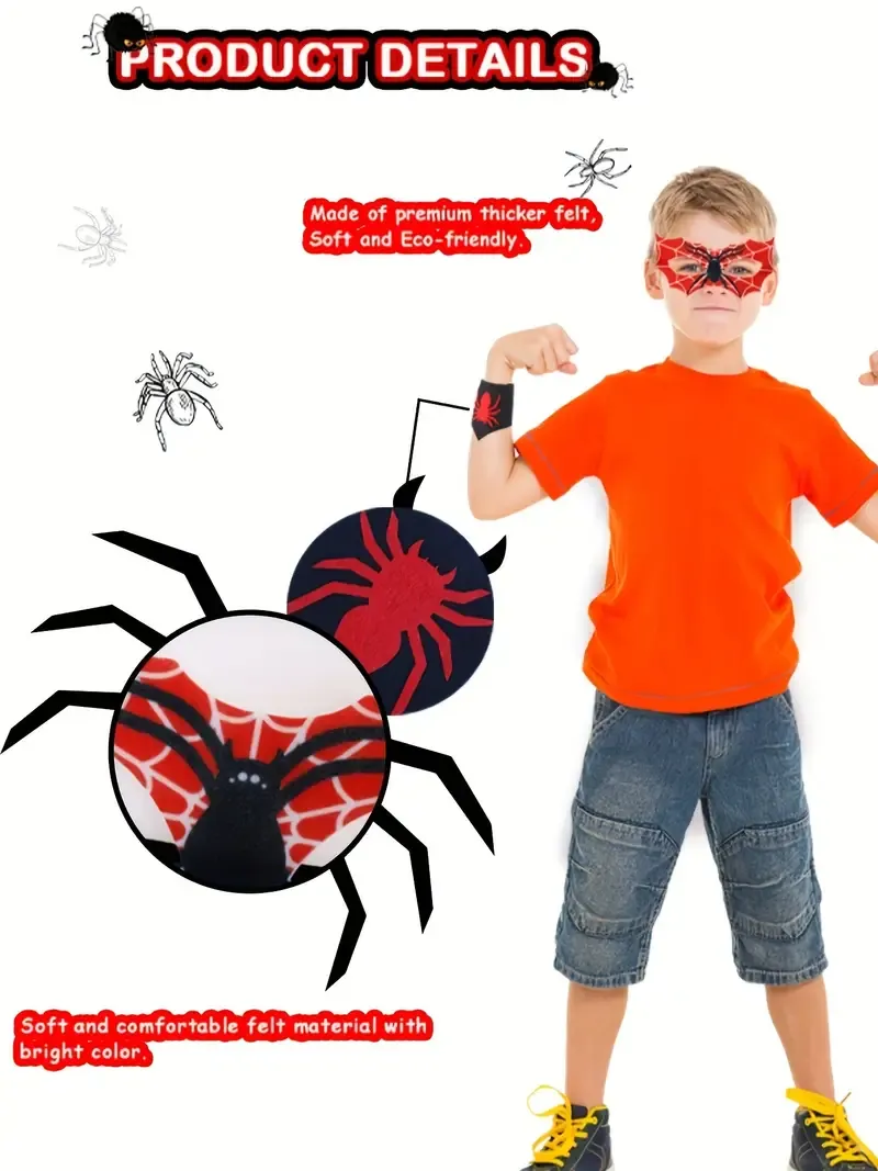 Boys Spider Cape