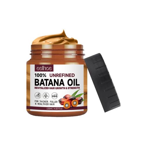Unrefined Batana Oil Hair Conditioner 100g - Hydrating Keratin Treatment Moisturizer for Normal Hair with Natural Ingredients Including Biotin, Jojoba Oil, Palm Oil - Nourishing & Smoothing Hair Mask