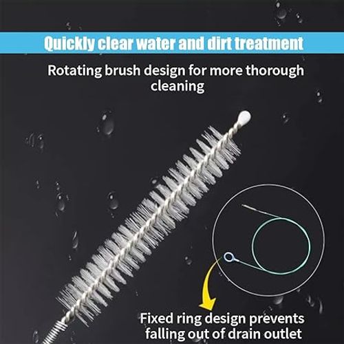 Auto Sunroof Drain Cleaning Tool, 78 Inch Extra Long Drain Cleaning Brush, Pipe Cleaner Dredging Tool, Flexible Tube Cleaning Brush for Car Sunroof Windshield Wiper Drain Hole