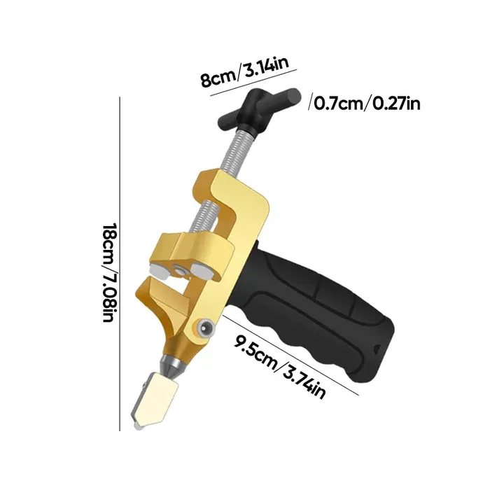 2-in-1 tile and glass cutter