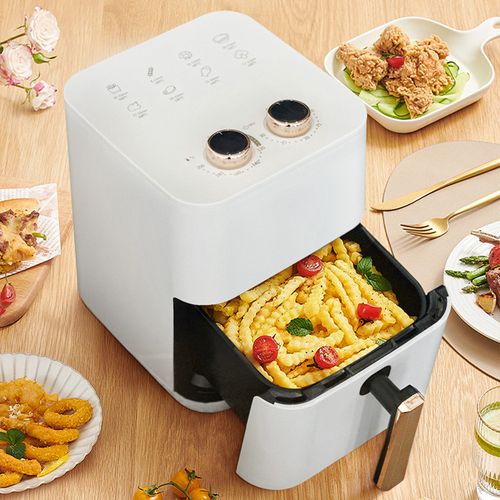 2024 New design air frier 4 Liter stainless steel digital air fryer with steam function air toaster oven no oil deep fryer/grill