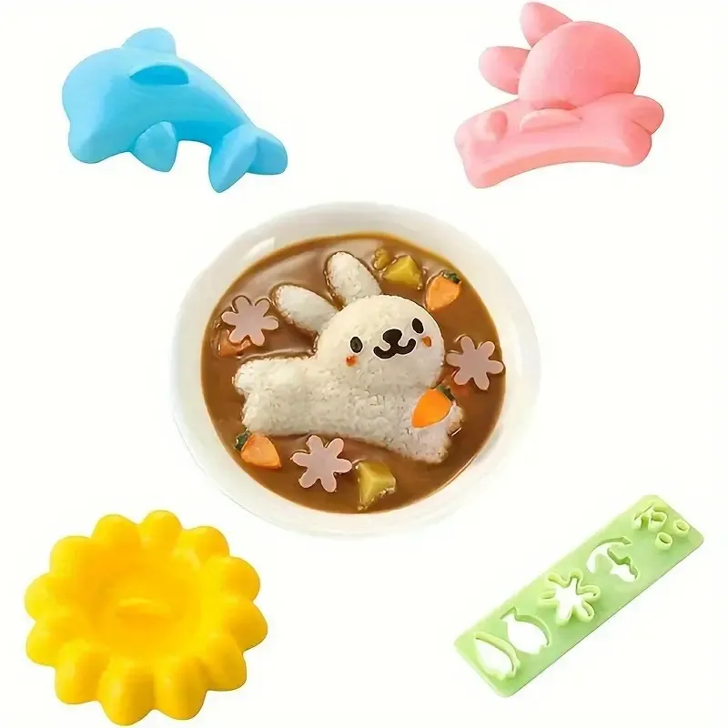 Shaped Rice Ball Mold Set