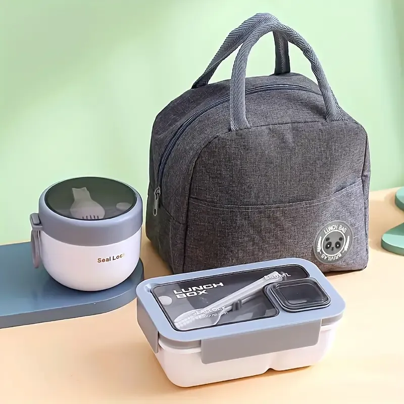 Lunch Box Set with Insulated Handbag