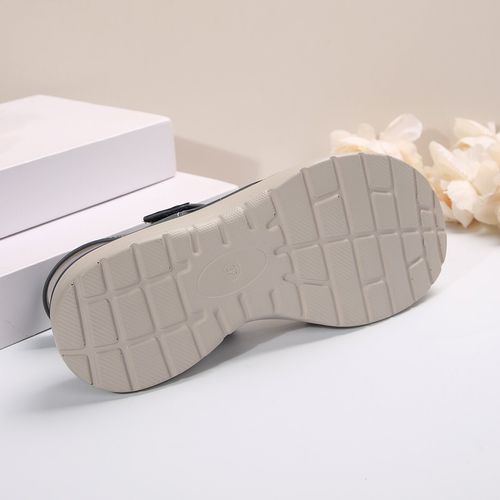 Large size casual sandals for women, sports style, Velcro, one-line, cross-border comfortable fish mouth sandals