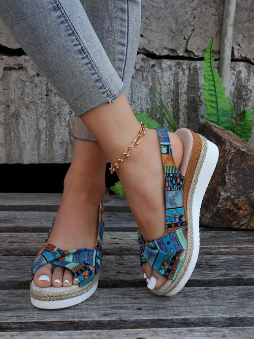 New summer women's shoes comfortable thick-soled