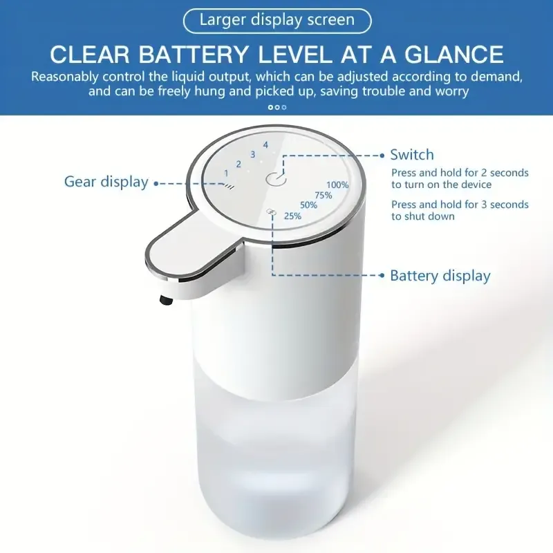 Automatic induction soap dispenser Automatic hand sanitizer Foam washing mobile phone dish soap from  Motion inductor
